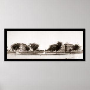Twin Falls Court House Photo 1913 Poster