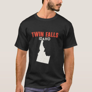 Twin Falls Idaho USA State America Travel Idahoan T-Shirt