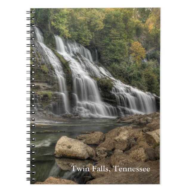 Twin Falls,  Tennessee Spiral Notebook (Front)