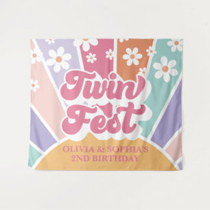 Twin Fest Rainbow Sunshine Tapestry