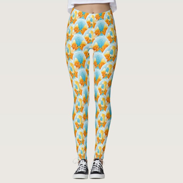 TWIN FISH LEGGINGS (Front)