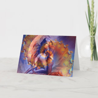 Twin Flame Love - Greetings Card