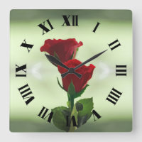 Twin Flame red roses roman numerals