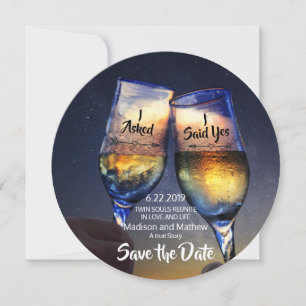 Twin Flame Save the Dates Save the Date