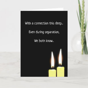 Twin Flame Soulmates Separation Holiday Card
