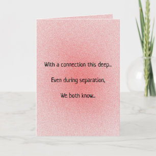 Twin Flame Soulmates Separation Poem Holiday Card