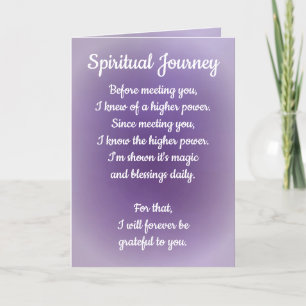 Twin Flame Spiritual Journey in Separation Holiday Card