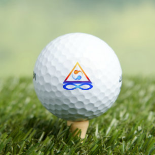 Twin Flame Symbol- Golf Balls