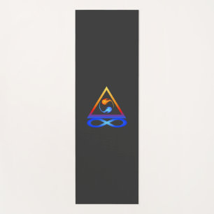 Twin Flame Symbol Yoga Mat