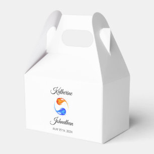 Twin Flame Wedding-White-Favour Box