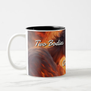 Twin Flames 002 Two-Tone Coffee Mug