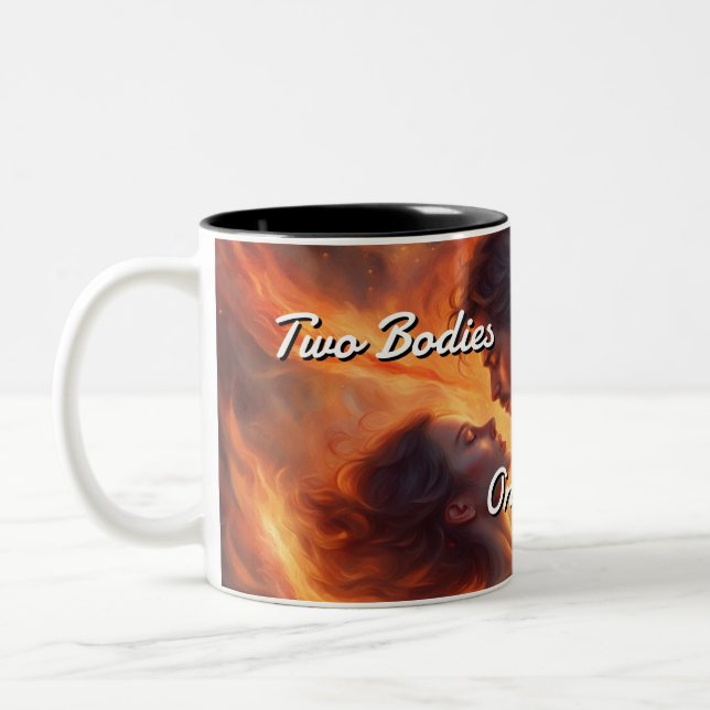 Twin Flames 006 Two-Tone Coffee Mug (Left)