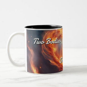 Twin Flames 009 Two-Tone Coffee Mug