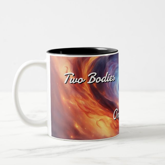 Twin Flames 023 Two-Tone Coffee Mug (Left)