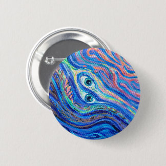 Twin Flames, acrylic painting 6 Cm Round Badge