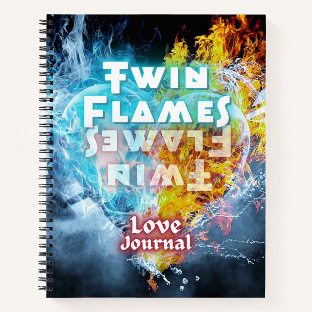 Twin Flames Journal and Notebook (Front)
