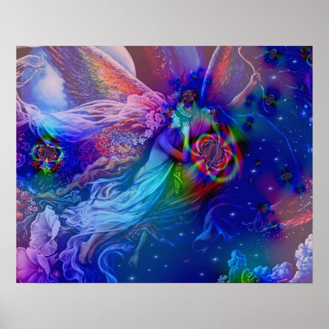 Twin Flames Rising into Heaven - Poster (Front)