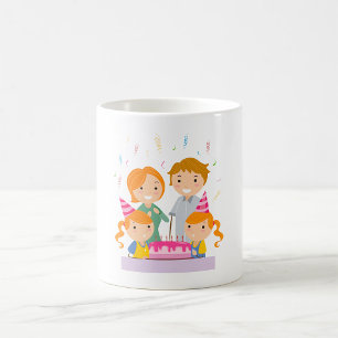 Twin Girls Birthday Coffee Mug