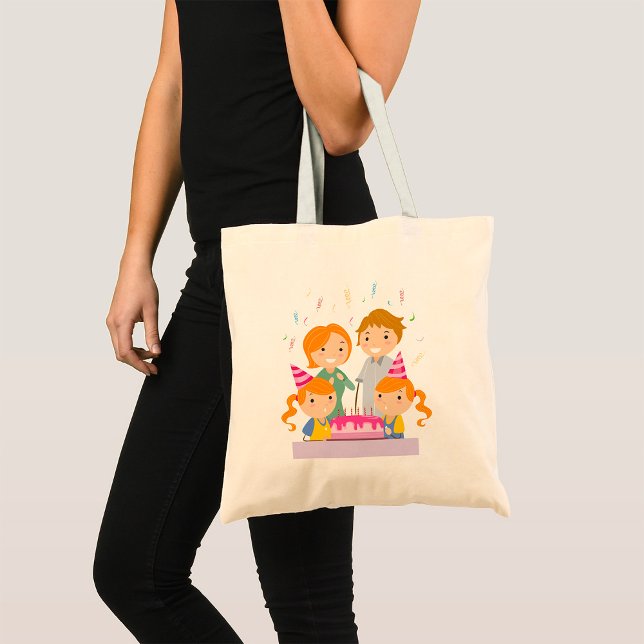 Twin Girls Birthday Tote Bag (Creator Uploaded)