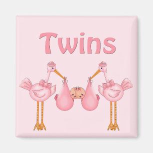 Twin Girls Magnet