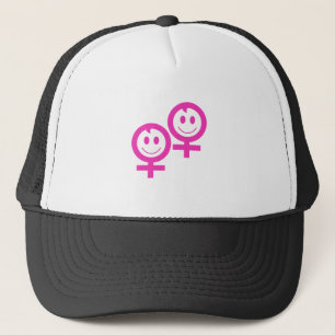 Twin girls trucker hat