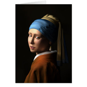 TWIN GIRLS WITH A PEARL EARRING 3D Computer ART C