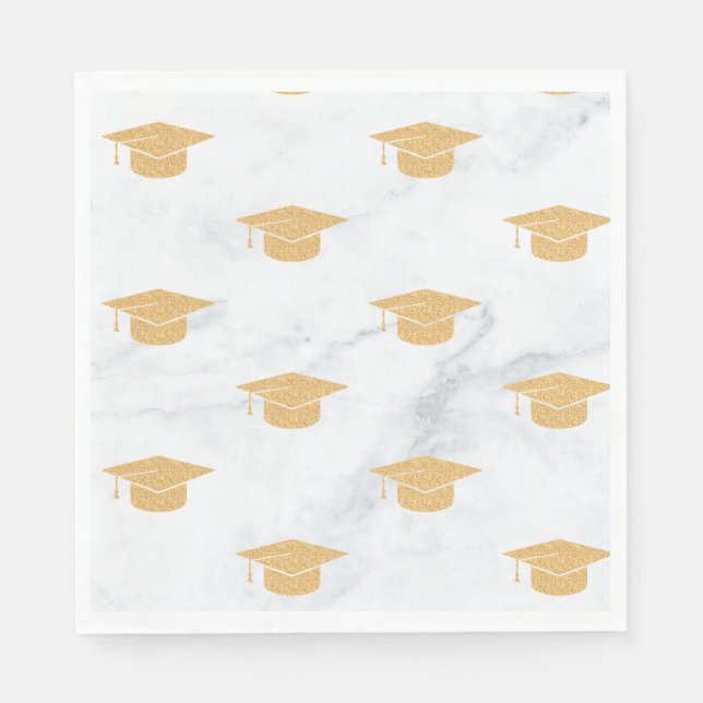Twin Graduation Party Napkin (Front)