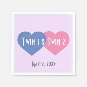 Twin Hearts Napkins