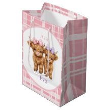 Twin Highland Cows Girls Birthday Party