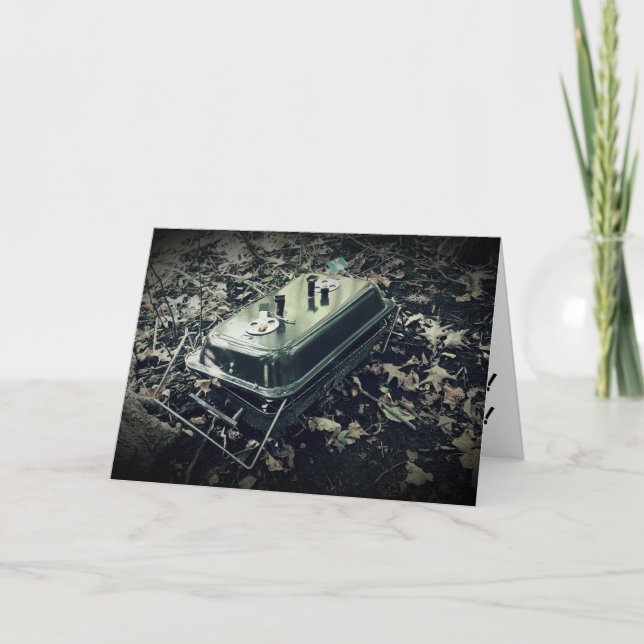 "Twin Lake Cookout" Birthday Card (Front)