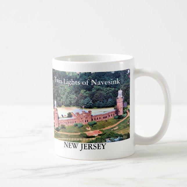 Twin Lights of Navesink, New Jersey Mug (Right)