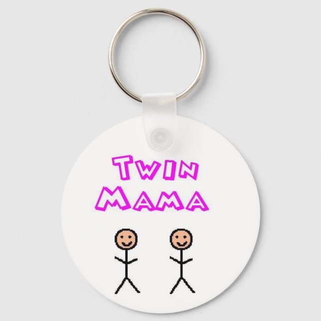 Twin mama key ring (Front)