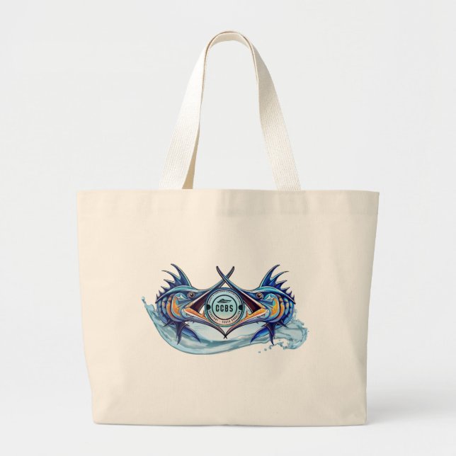Twin Marlin Tote Bag (Front)