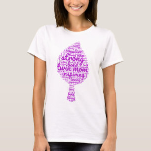 Twin Mum Leaf Shaped T-Shirt
