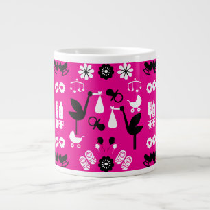 Twin Non Gender Stalk Delivery Large Coffee Mug