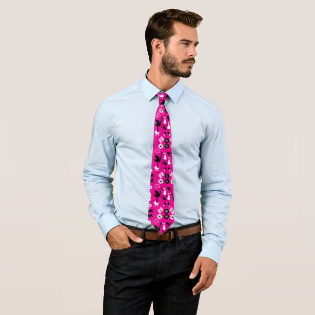 Twin Non Gender Stalk Delivery Tie (In Situ)