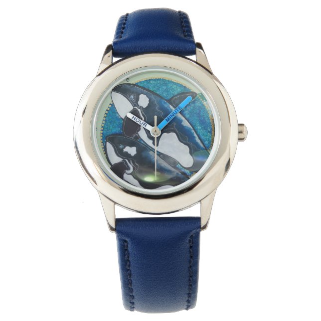 Twin orcas watch (Front)