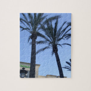Twin Palms California Vacation Image Jigsaw Puzzle