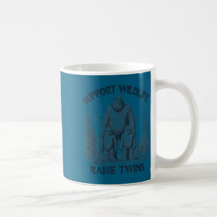 Twin parent mum dad of twins support wildlife coffee mug