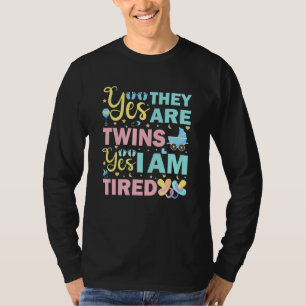Twin Parents Twin Mother Father Matching T-Shirt