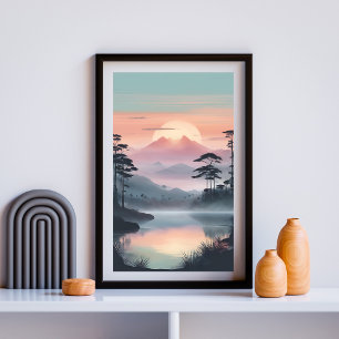 Twin Peaks Beneath the Blush Sun Poster