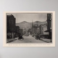 Twin Peaks from proposed square, 23rd & Howard