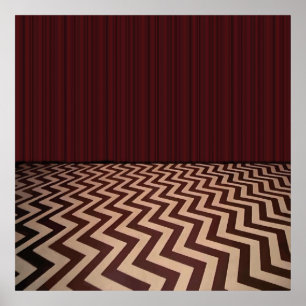 TWIN PEAKS PATTERN POSTER