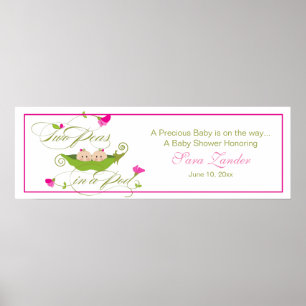 Twin Peas in a Pod     Ping Banner Poster