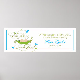 Twin Peas in a Pod     Ping Banner Poster