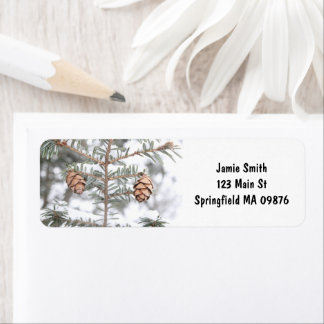 "Twin Pinecones" by MDG Address Labels