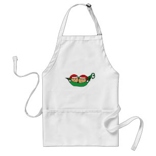 Twin Pod Christmas Graphic Standard Apron