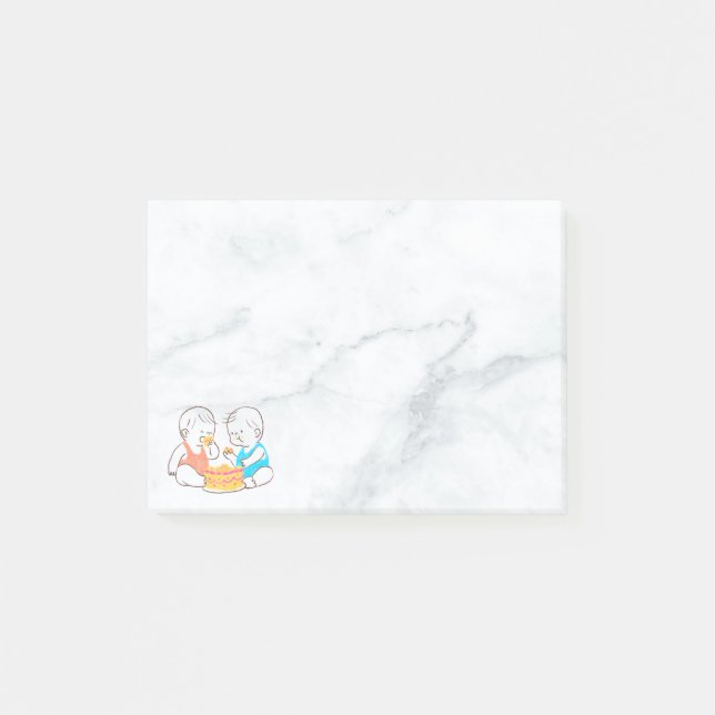 Twin Post It Notes (Front)