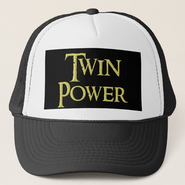 Twin-power, hat, for sale ! trucker hat (Front)