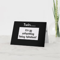 TWIN PULLS OFF BEING FABULOUS DAILY (BIRTHDAY)